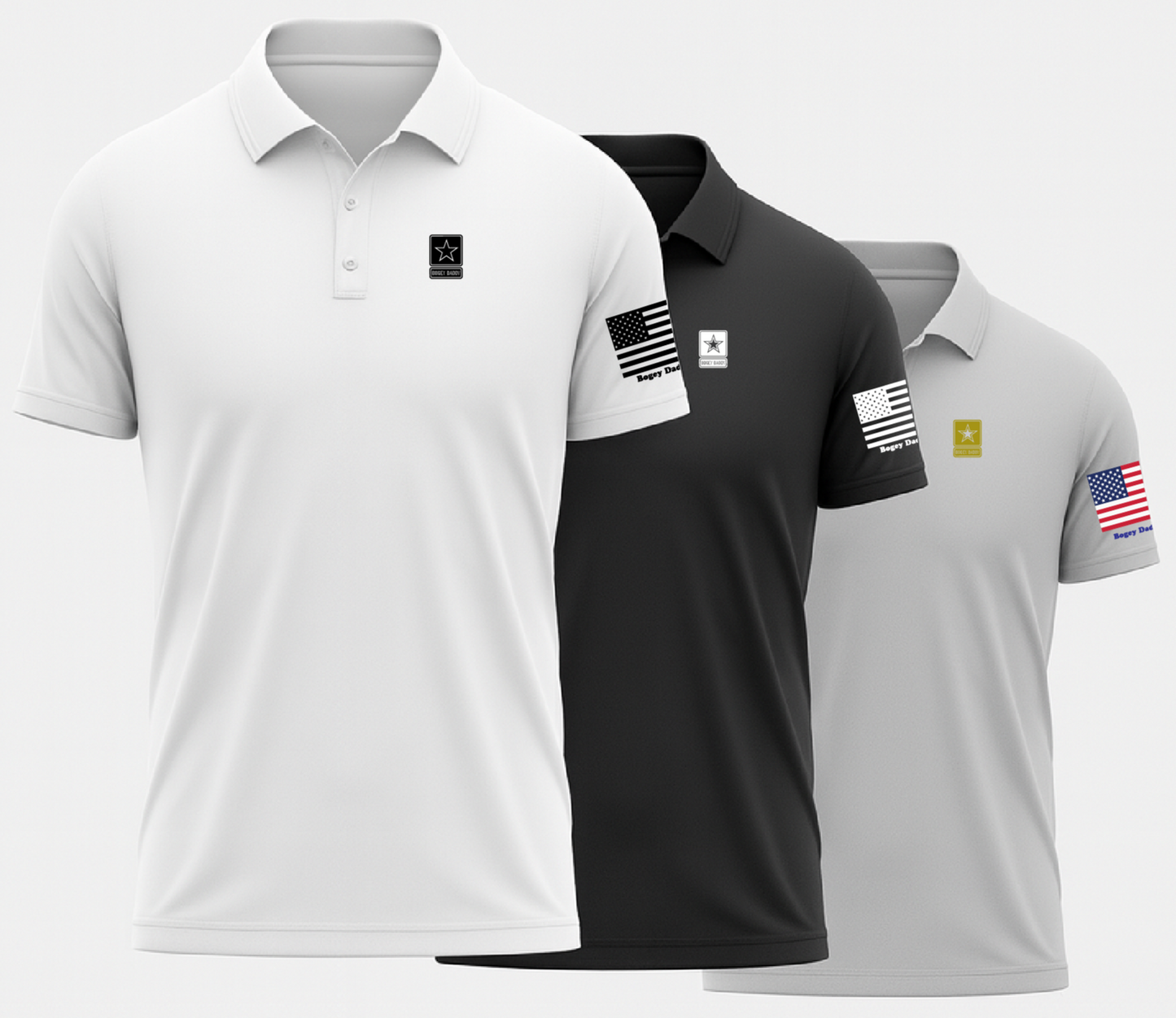 Bogey Daddy Army Polo