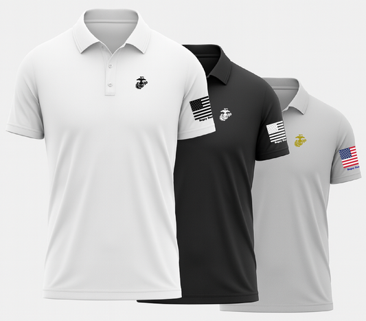 Bogey Daddy USMC Polo Shirt